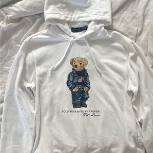 Polo Ralph Lauren Polo Bear USA Flag Graphic Hoodie